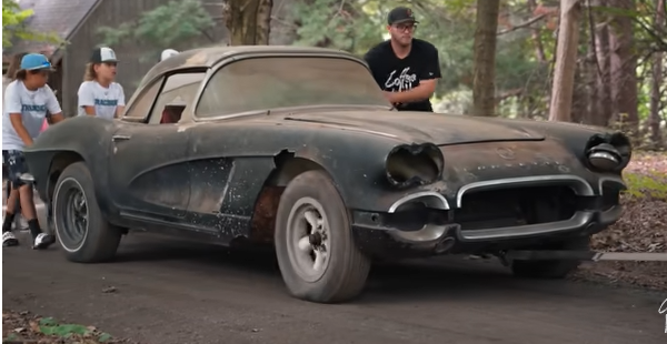 1962 Corvette Recovered After Being Parked for 50+ Years
