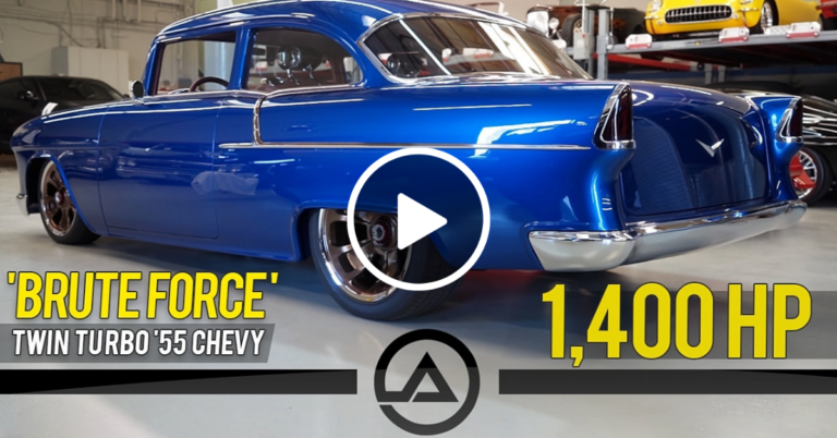 1.400 HP Twin Turbo ’55 Chevy Special Show Car: Multi-Million-Dollar Production
