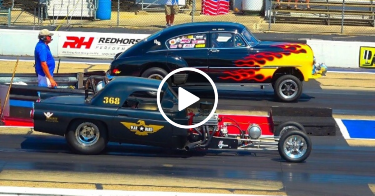 Drag Racing Old School Cars Reunion: Reliving the Glory Days of the 70s and Older Vintage Wild Races with Smokey Burnouts