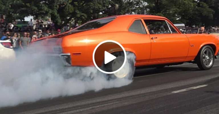 Muscle Car Street Burnouts Hot Rods Peeling Out Burning Rubber-2023