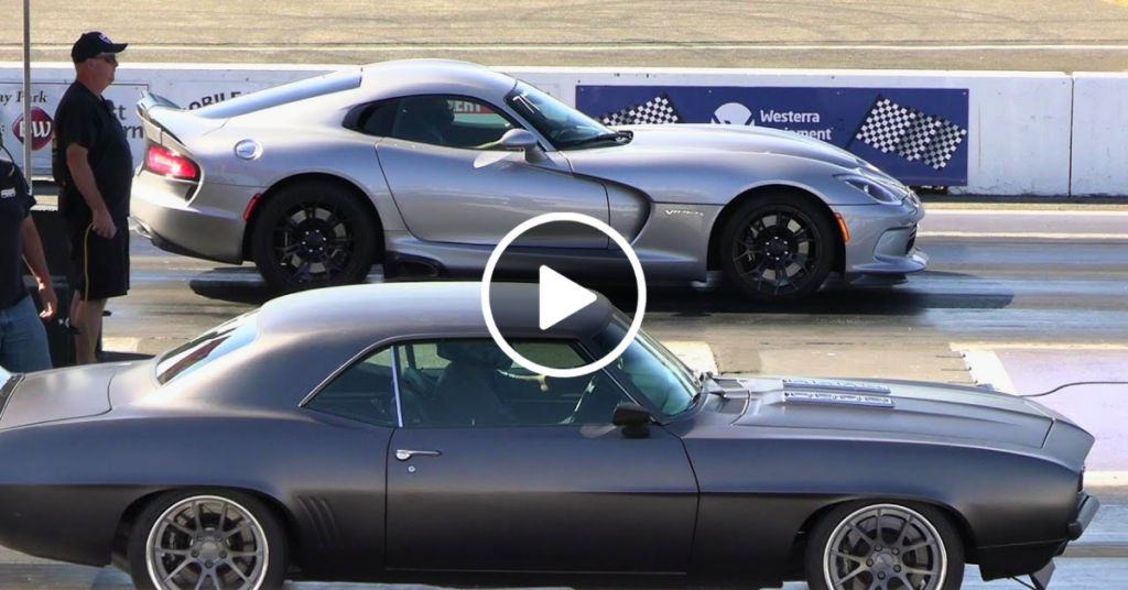 Old vs New School Muscle Cars Drag Racing
